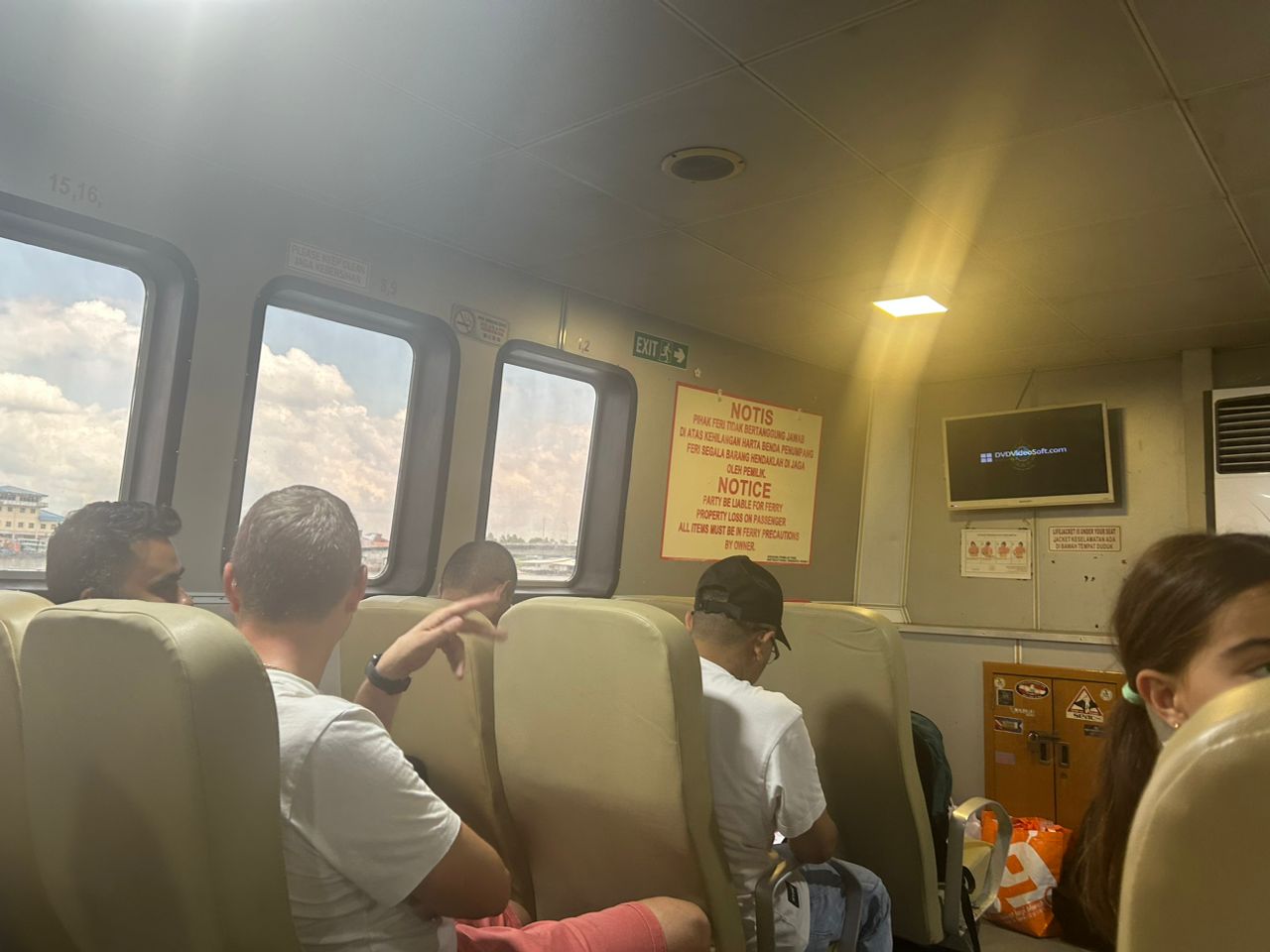 Blue water Ferry - Interior