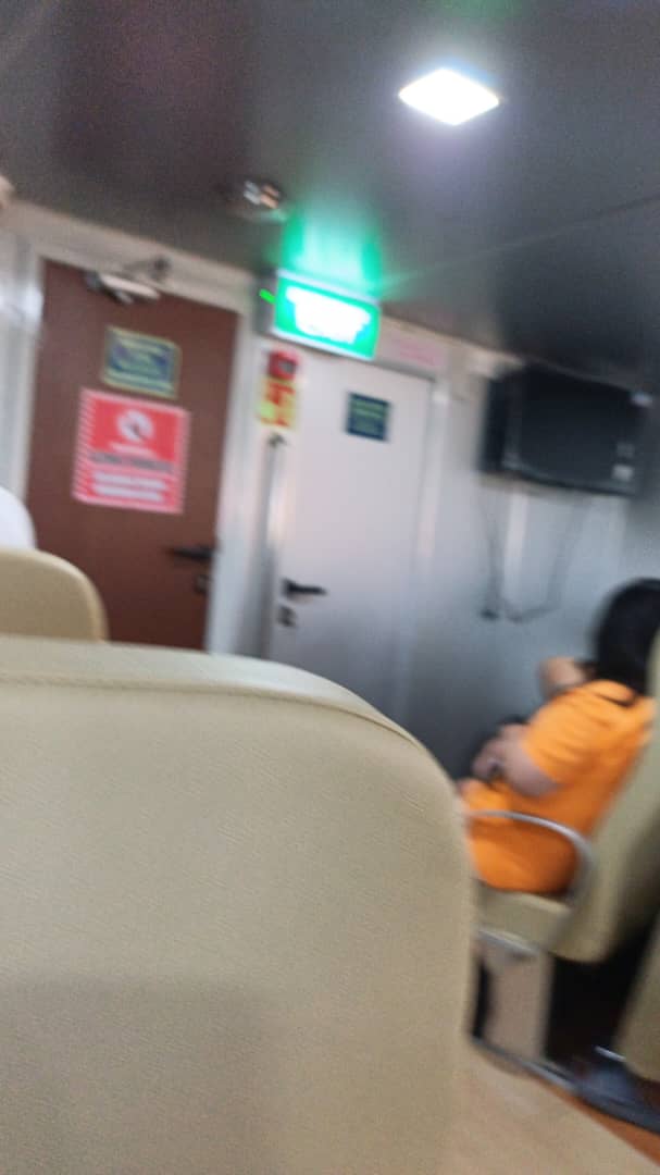 Blue water Ferry - Interior