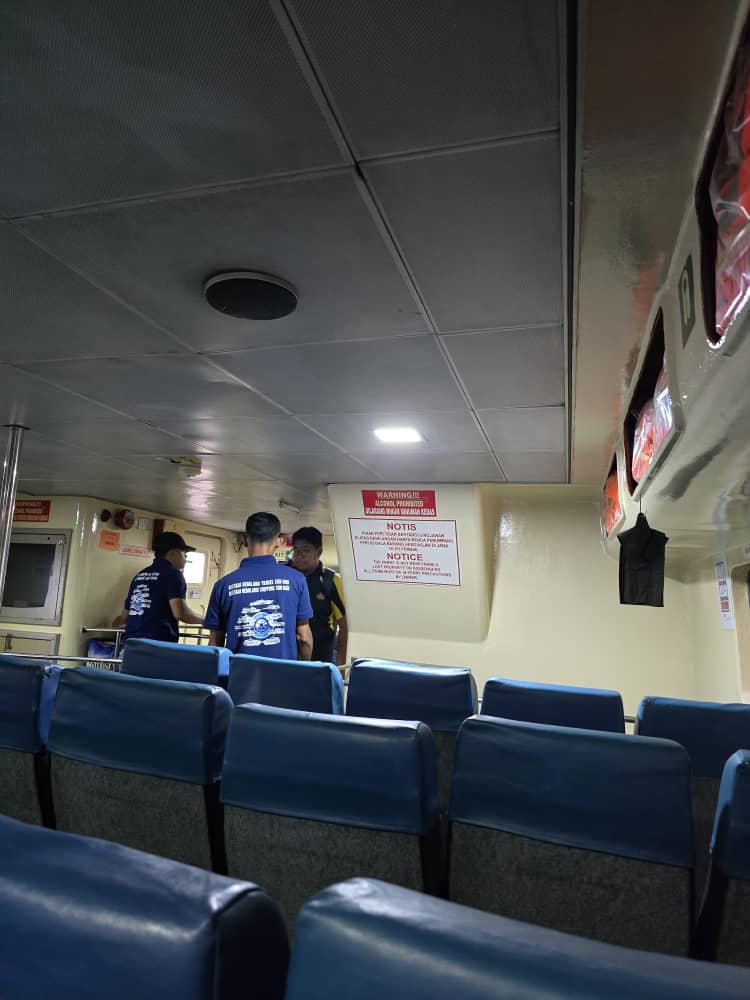 Blue water Ferry - Interior
