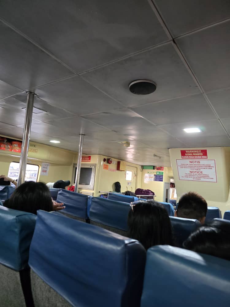 Blue water Ferry - Interior