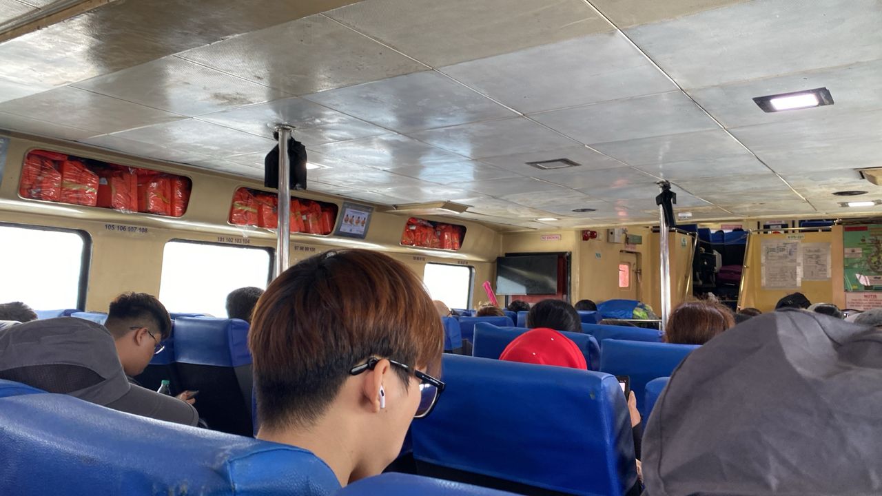 Blue water Ferry - Interior