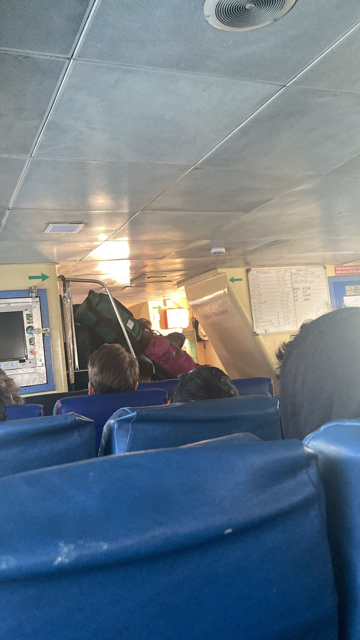 Blue water Ferry - Interior