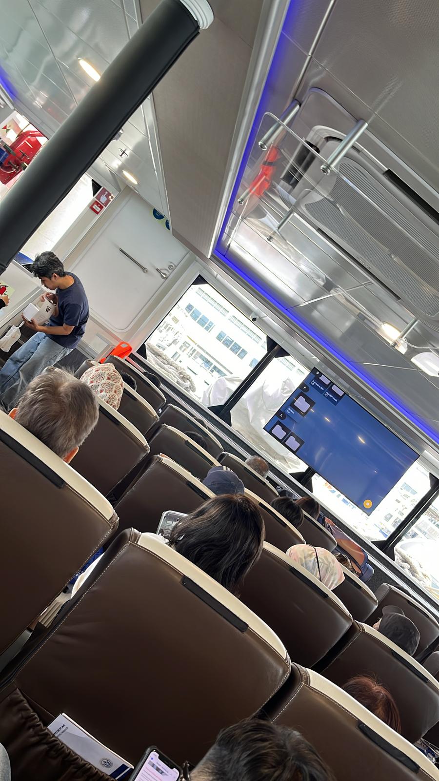 Majestic Fast Ferry - Interior, Rest Stop
