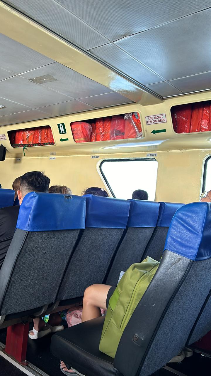Blue water Ferry - Interior