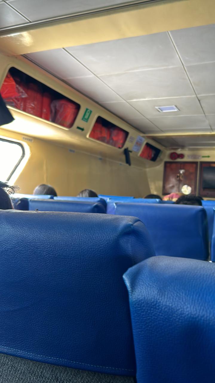 Blue water Ferry - Interior