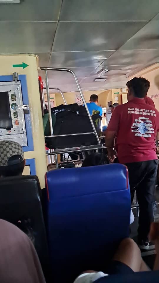 Blue water Ferry - Interior