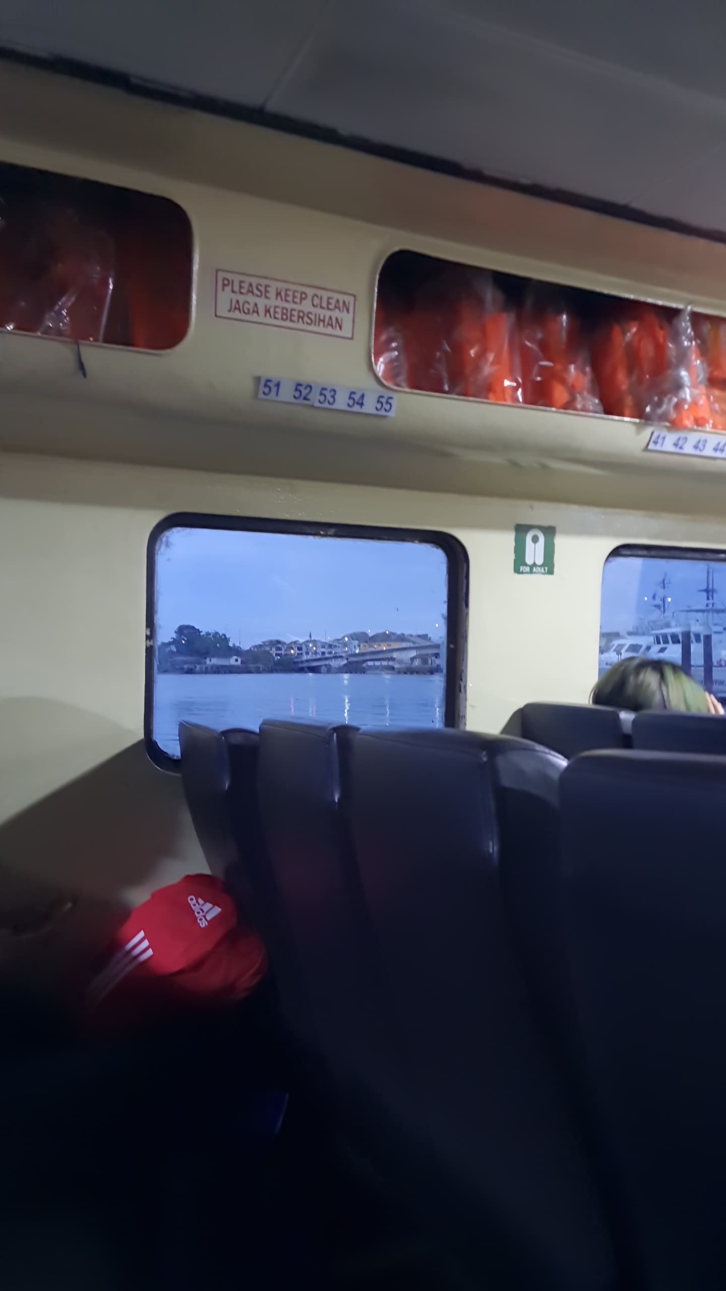 Blue water Ferry - Interior