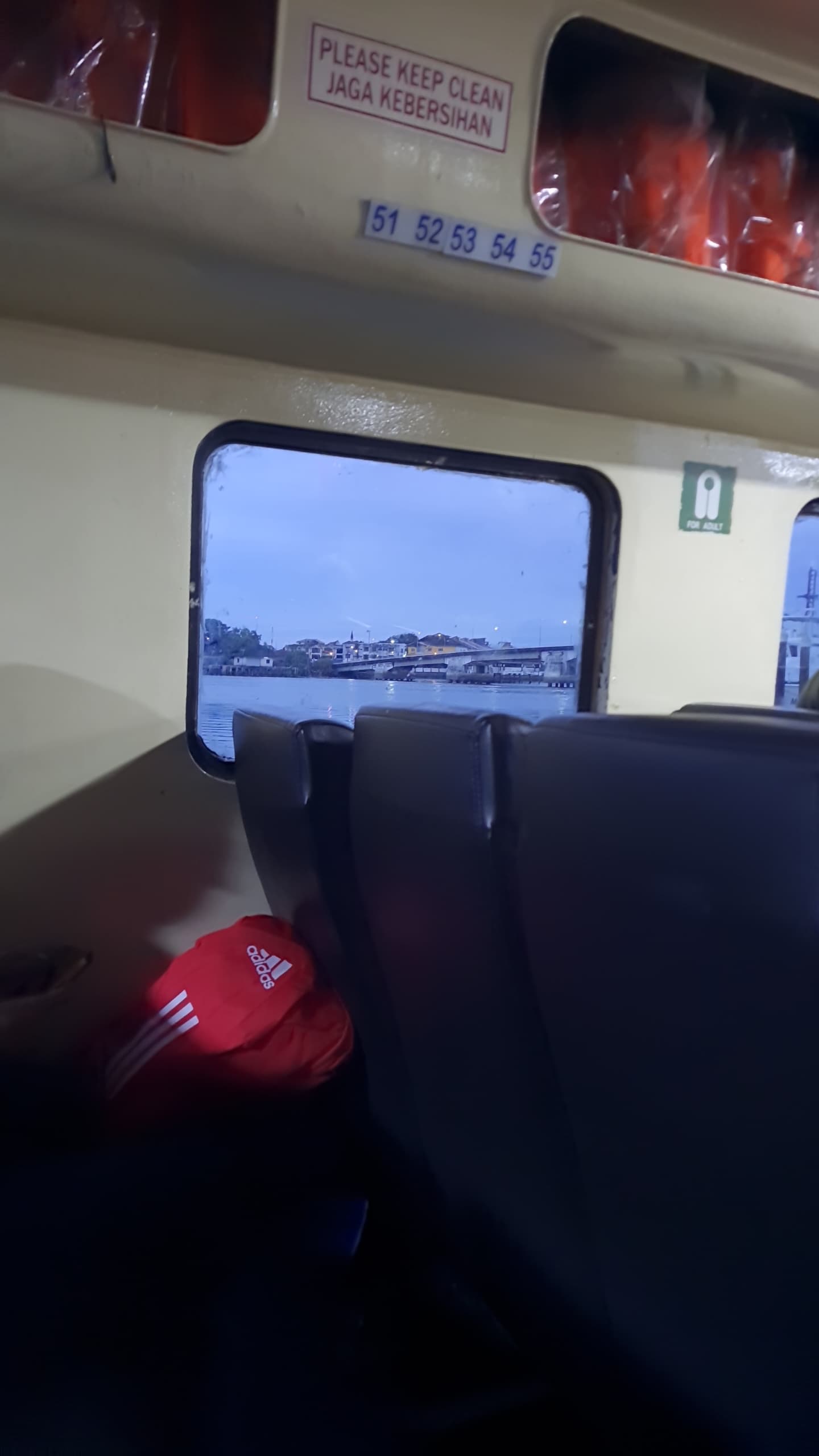Blue water Ferry - Interior