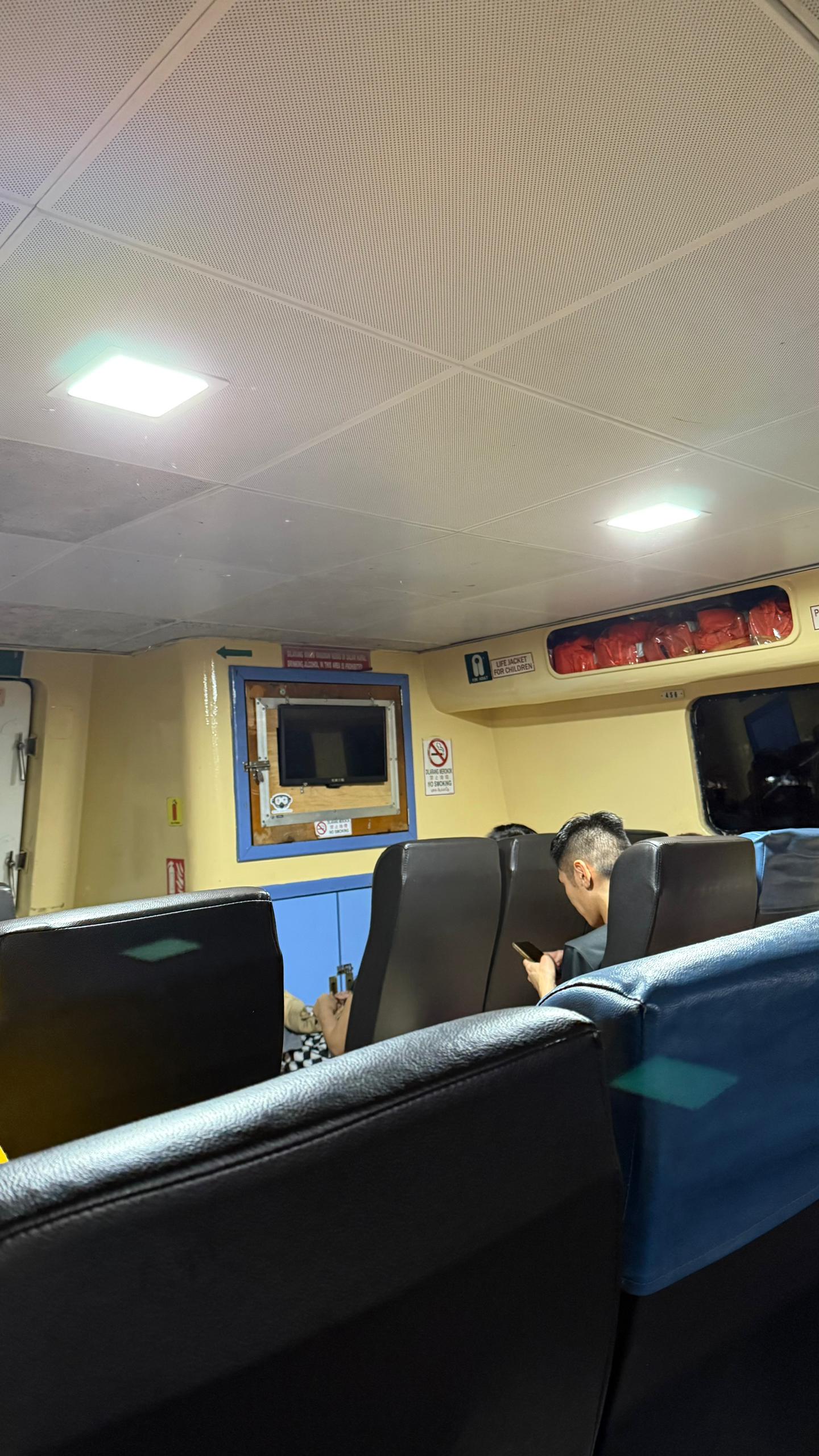 Blue water Ferry - Interior