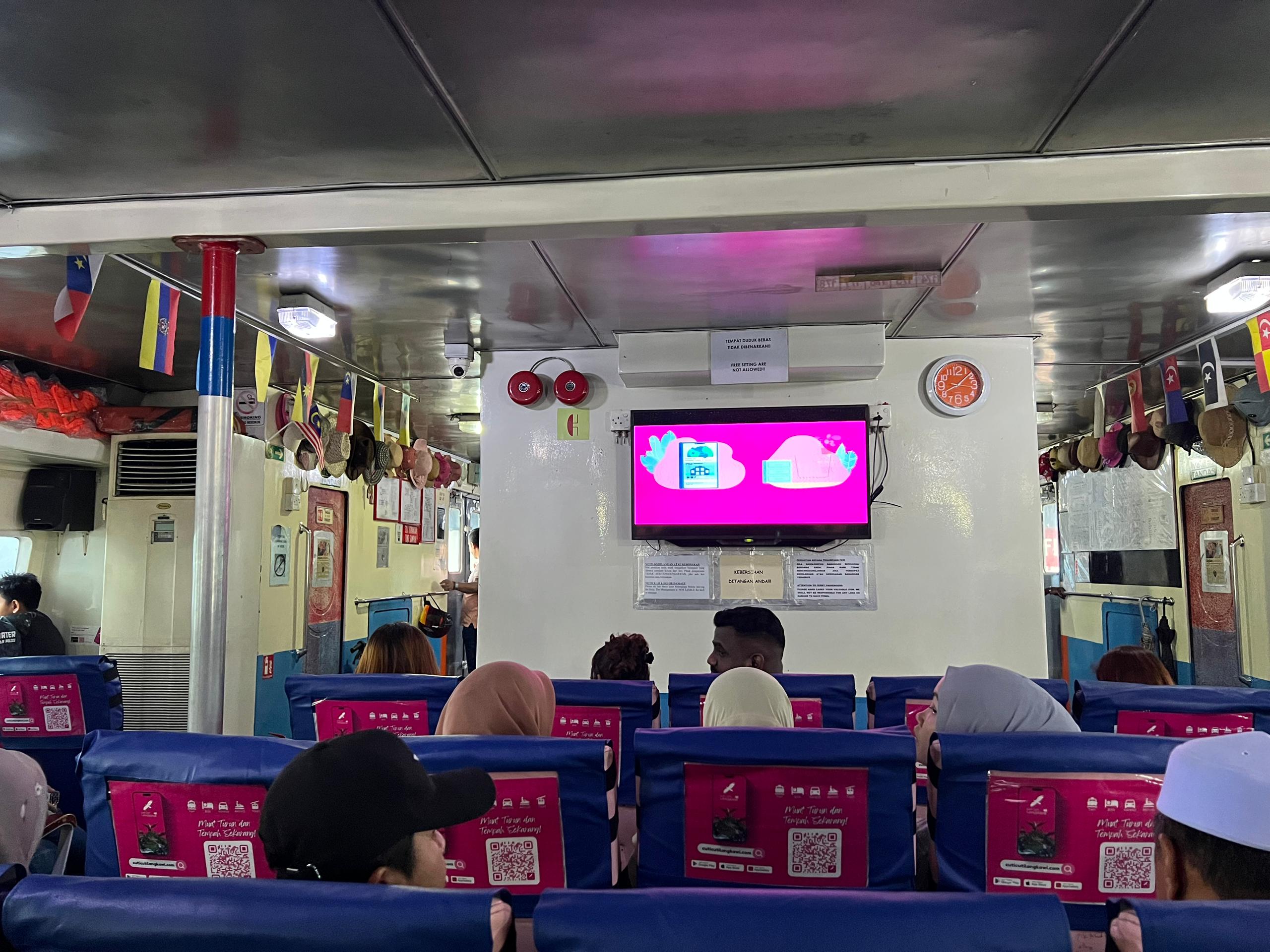 Langkawi Ferry - Interior, Amenities