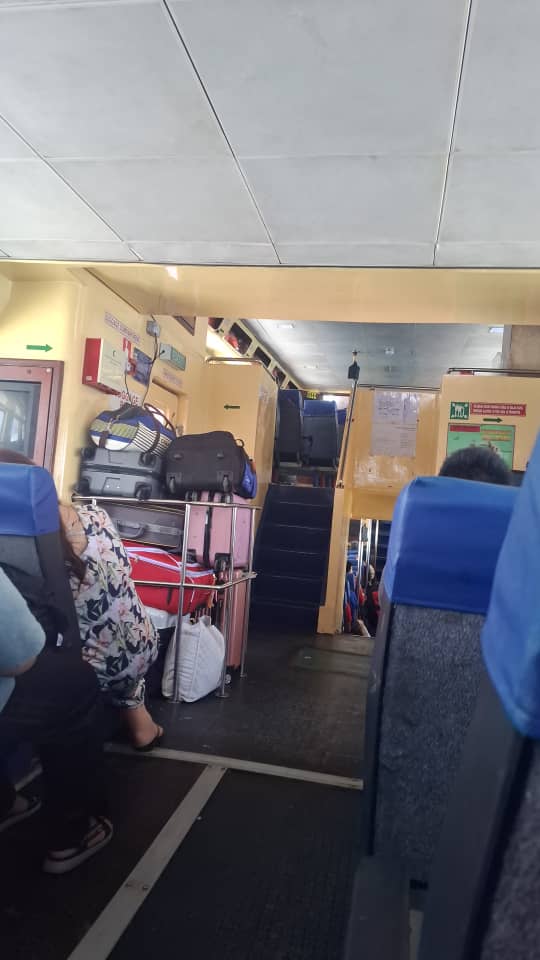 Blue water Ferry - Interior
